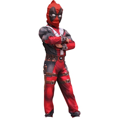 Deadpool Deluxe Barn Maskeraddräkt