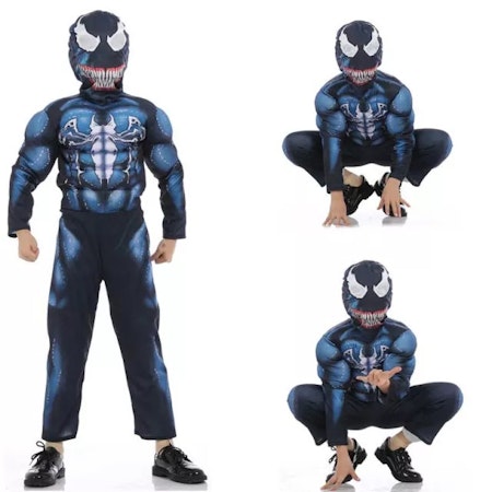 Venom Deluxe Barn Maskeraddräkt Halloween