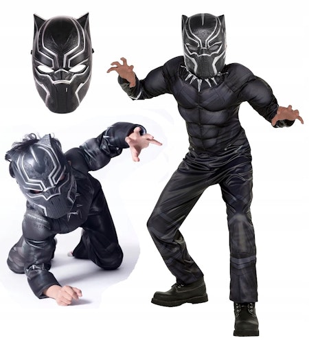 Black Panther Deluxe Barn Maskeraddräkt