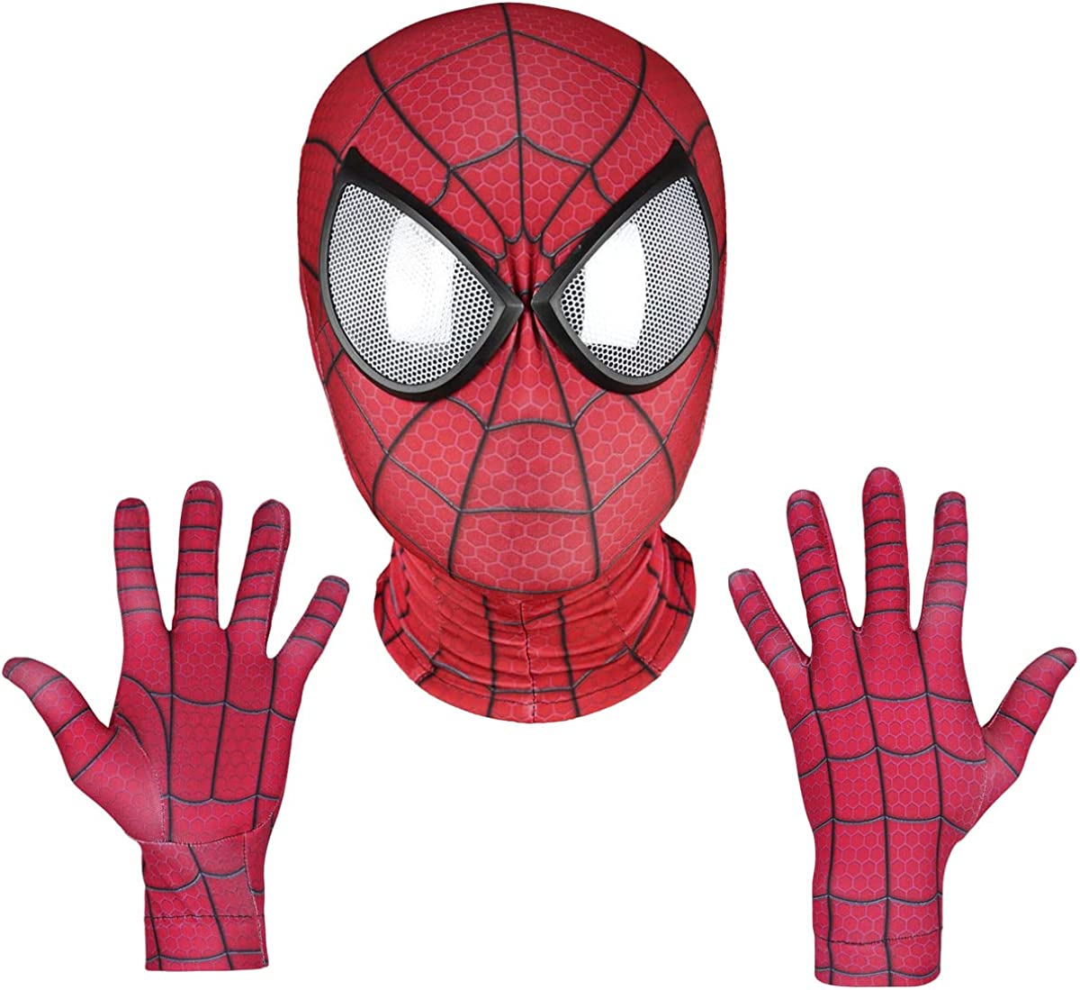 Spiderman Mask och Handskar Barn Maskeraddräkt Halloween
