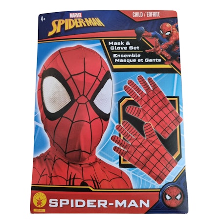 Spiderman Mask och Handskar Barn Maskeraddräkt Halloween