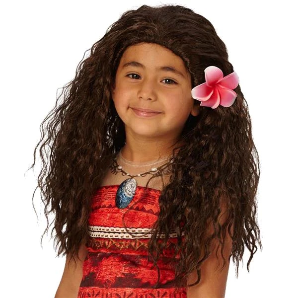 Moana Peruk Barn Maskeraddräkter