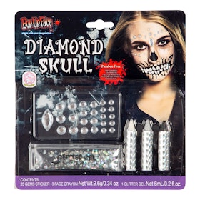 Make up kit Diamond Skull Halloweensmink
