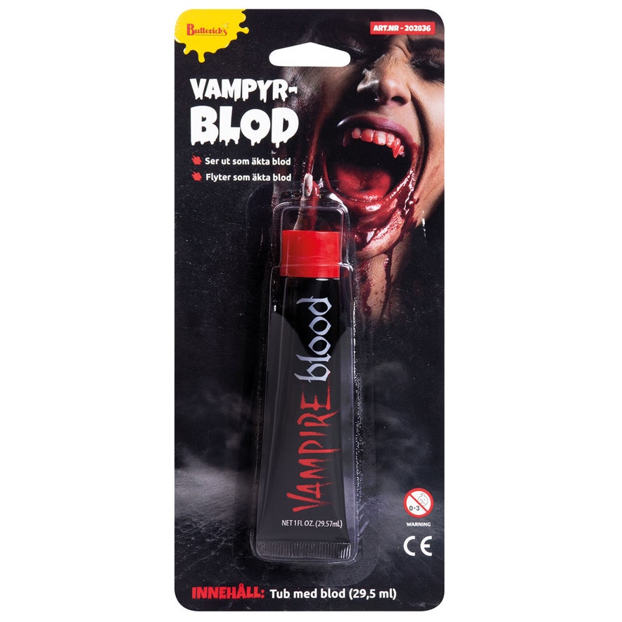 Blod i tub Halloween