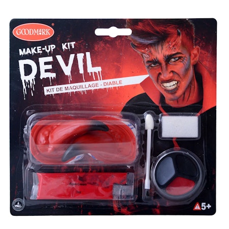 Sminkset Make-up kit Devil Maskerad Halloween