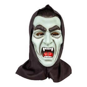 Vampyrmask med huva i Silikon