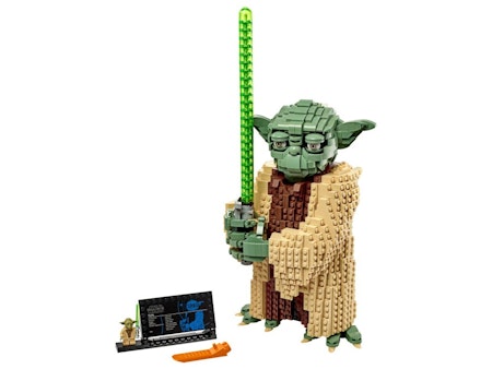 LEGO® Star Wars 75255 Yoda, byggsats, minifigur, ljussabel, med displaystativ