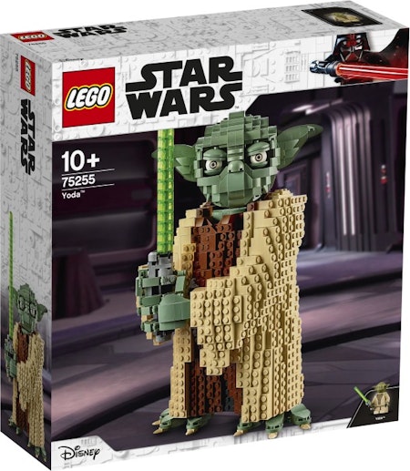 LEGO® Star Wars 75255 Yoda, byggsats, minifigur, ljussabel, med displaystativ