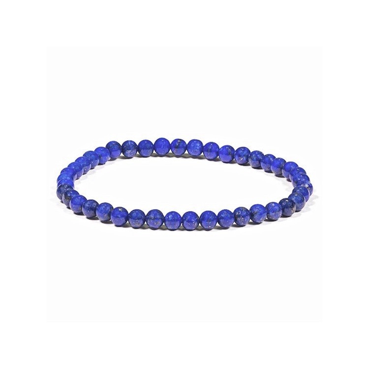 Lapis Lazuli 4mm pärlor Armband