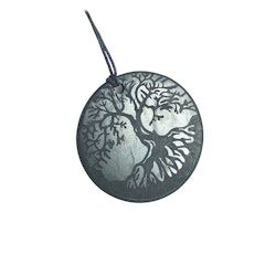 Shungit amulett Tree of Life 5 cm Ny design