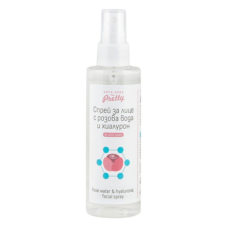 Rose Water & Hyaluronic Facial Spray 100ml