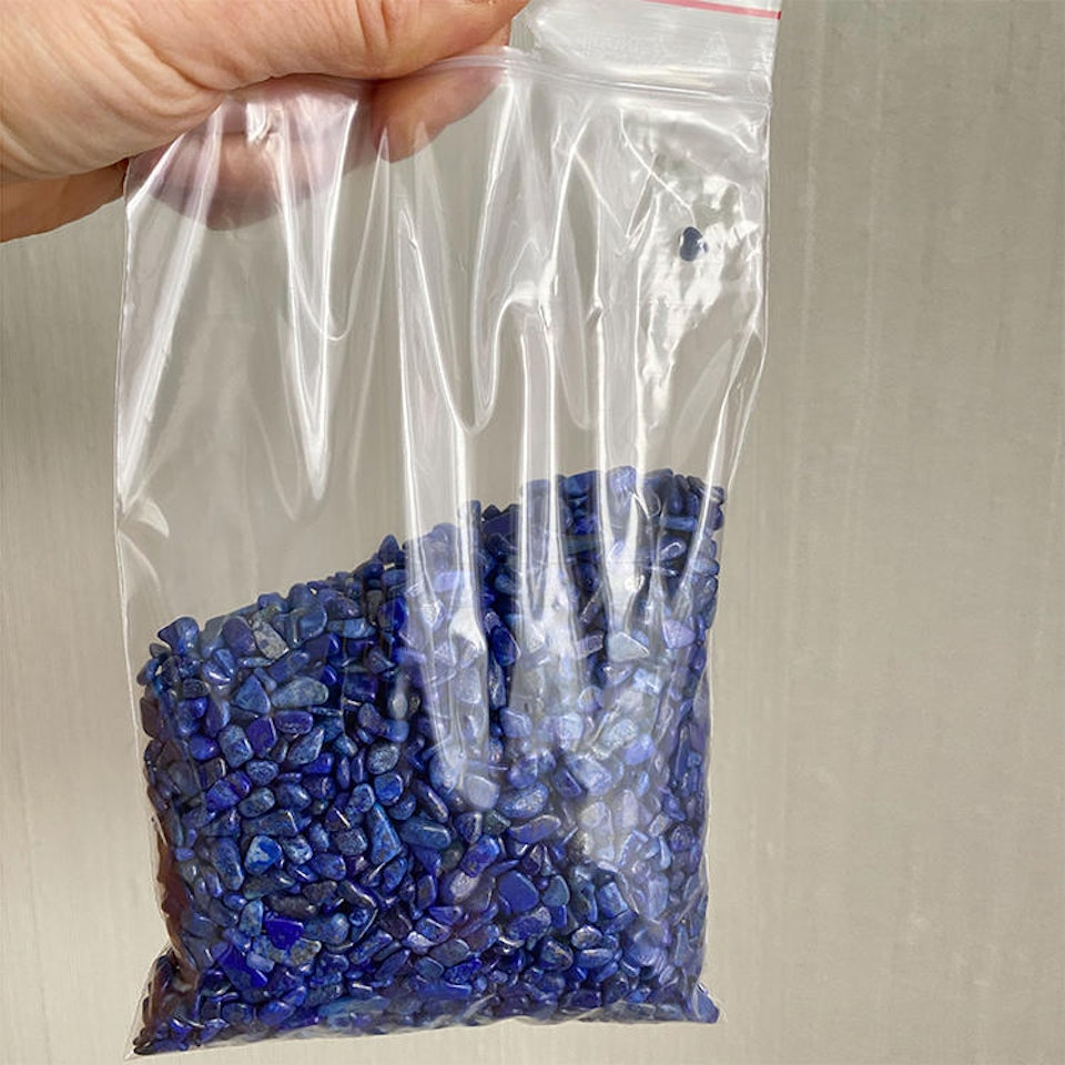 Lapis Lazuli SMÅ Trumlade stenar 500gr UTFÖRSÄLJNING