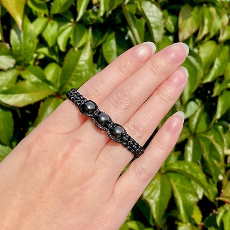 Shungit Armband BARN (Justerbart)