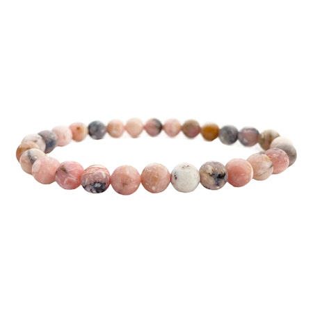 Opal Rosa 6mm pärlor Armband