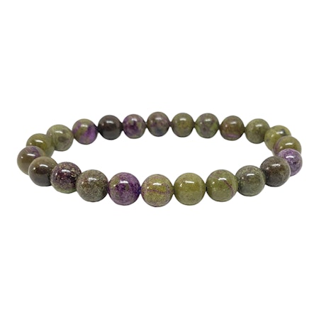 Sugilit 8mm pärlor Armband