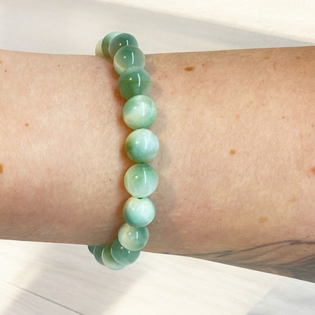 Hemimorfit Grön 8mm pärlor Armband