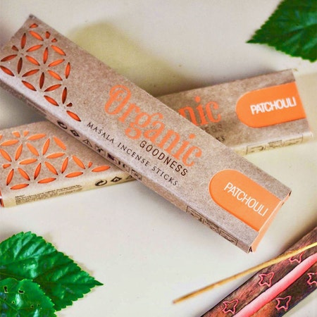 Patchouli Rökelsestickor 15st (Organic Goodness)