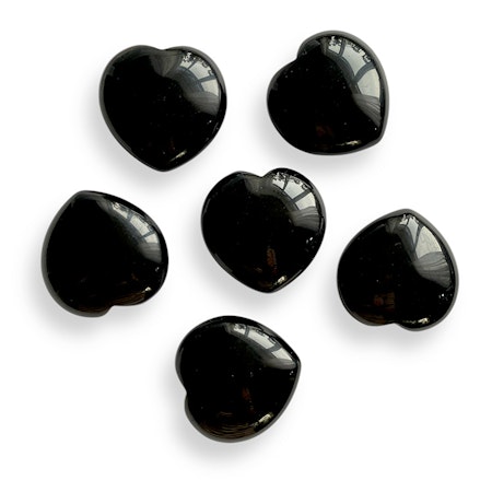 Obsidian Svart Hjärta 4cm
