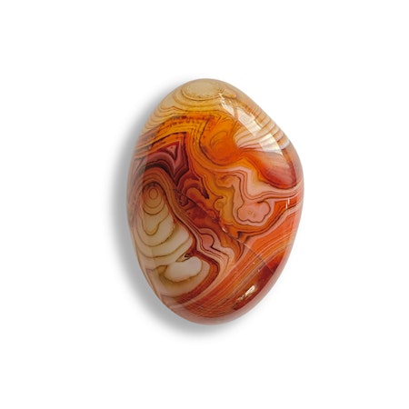 Bandagat Orange Trumlad sten