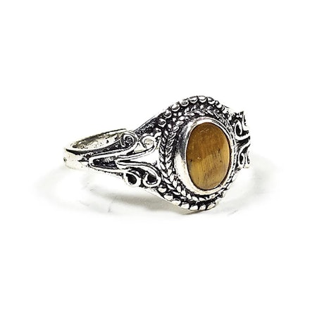 Tigeröga Ring (ställbar)