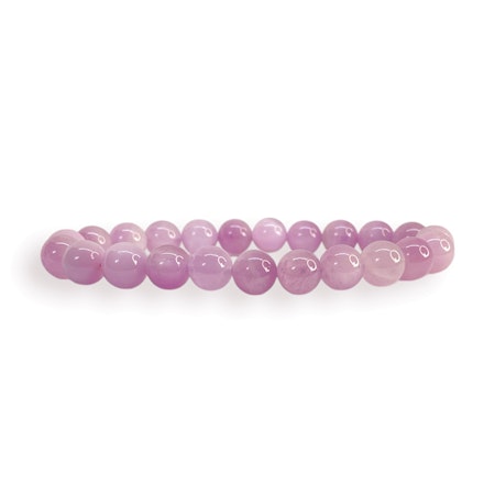 Kunzit 8mm pärlor Armband