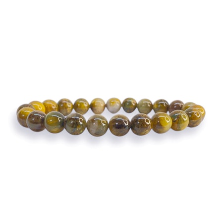 Pietersit 8mm pärlor Armband
