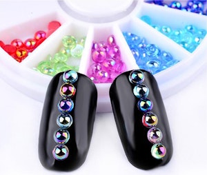 Rainbow Rhinestones - 12 olika färger