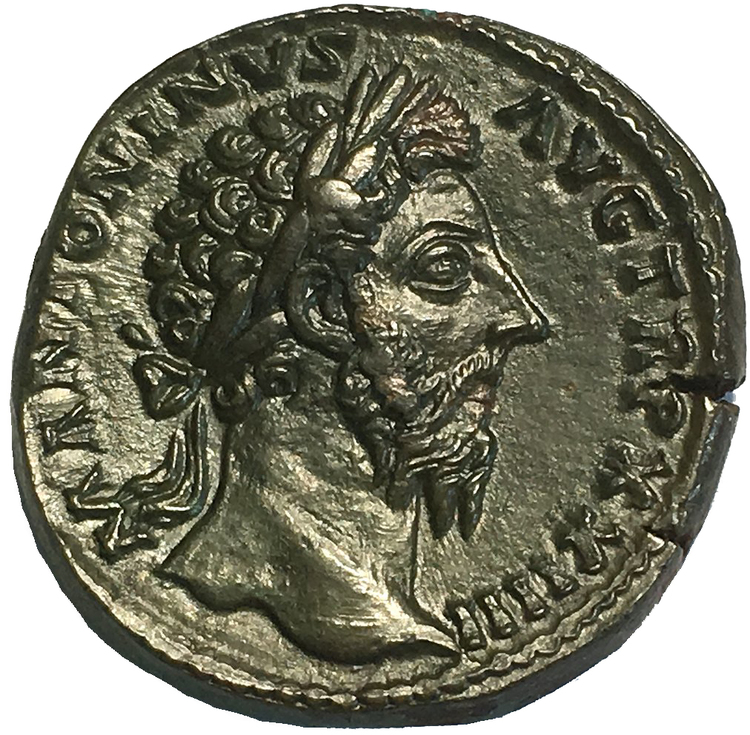 Romerska Riket, Markus Aurelius 161-180 e.Kr, Sestertie - PRAKTSKICK