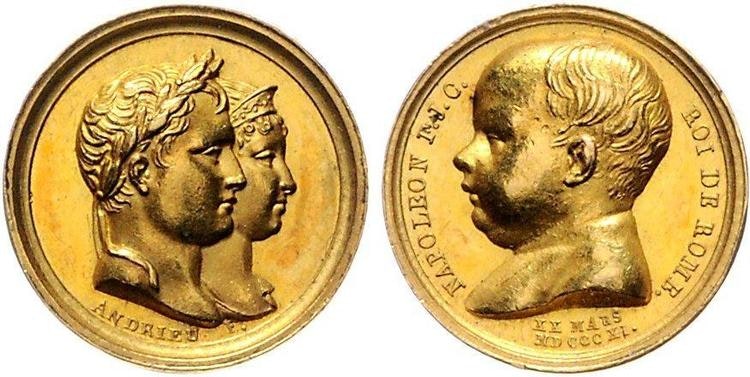 Frankrike, Napoléon Bonaparte, Kejsare 1804-1814/15, GULDMEDALJ 1811