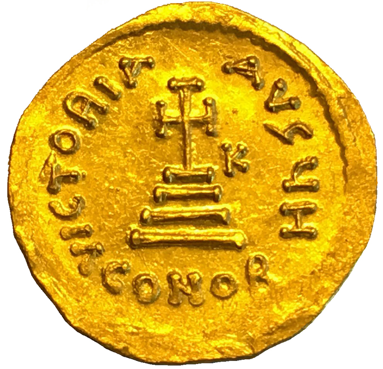 Bysantinska riket, Heraclius 610-641 e.Kr  Solidus - OCIRKULERAT EXEMPLAR