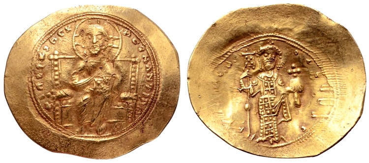 Bysantinska Riket, Constantine X 1059-1067 e.Kr, Histamenon Nomisma - BRA EXEMPLAR