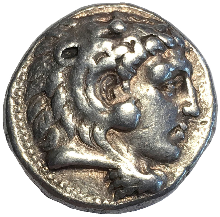 Antika Grekland, Makedonien, Alexander III (Den Store) 336-323 f.Kr, Tetradrachm - Silver - BRA EXEMPLAR