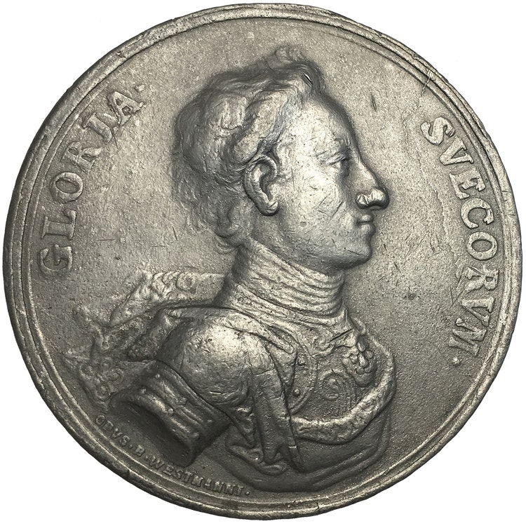 Karl XII, Svenska folkets välönskningar och förhoppningar följa hjältekonungen 1708 och 1709 av Westmann