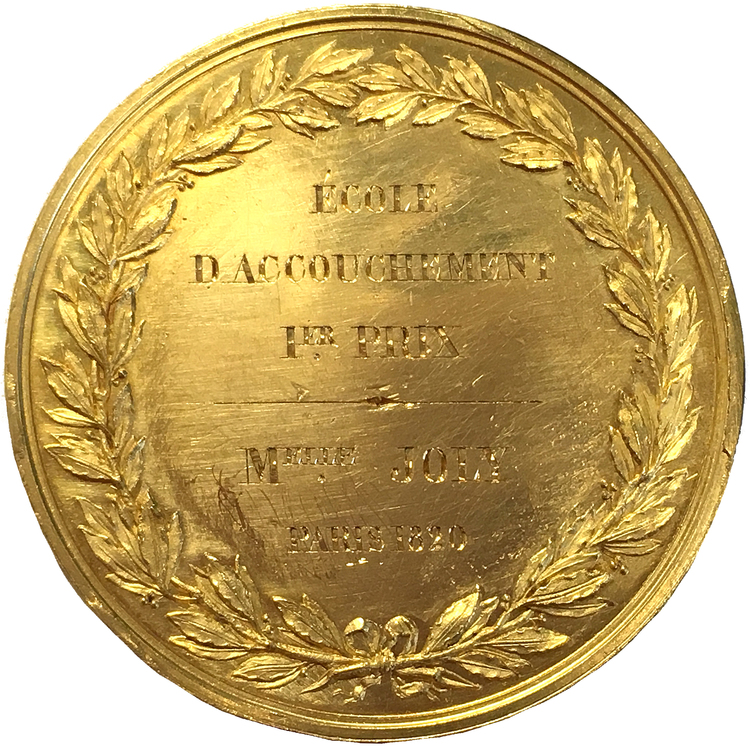 Frankrike, Louis XVIII - Guldmedalj 1820 - EXTREMT RAR - RR