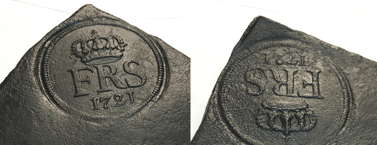 Fredrik I - Plåtmynt - 4 Daler SM 1721- Vackert och tilltalande exemplar