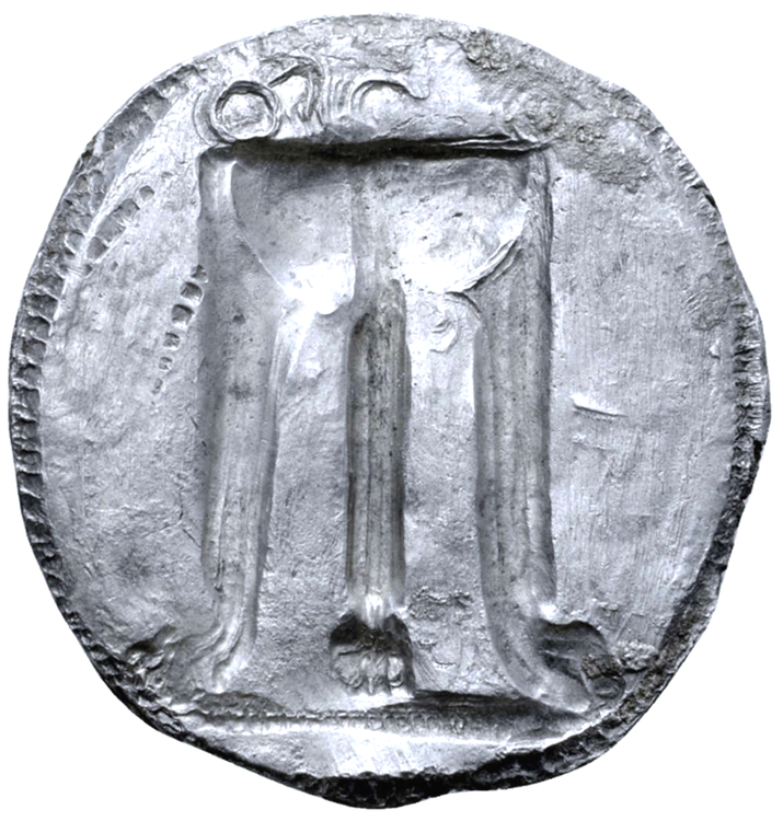Bruttium, Kroton, Stater ca 530-500 f.Kr - Mycket vackert och tilltalande exemplar med bevarad präglingsglans