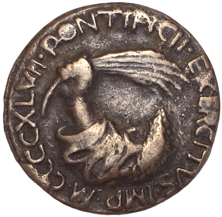 SIGISMONDO PANDOLFO MALATESTA, Signore di Rimini (1417-1468) Medalj år 1447