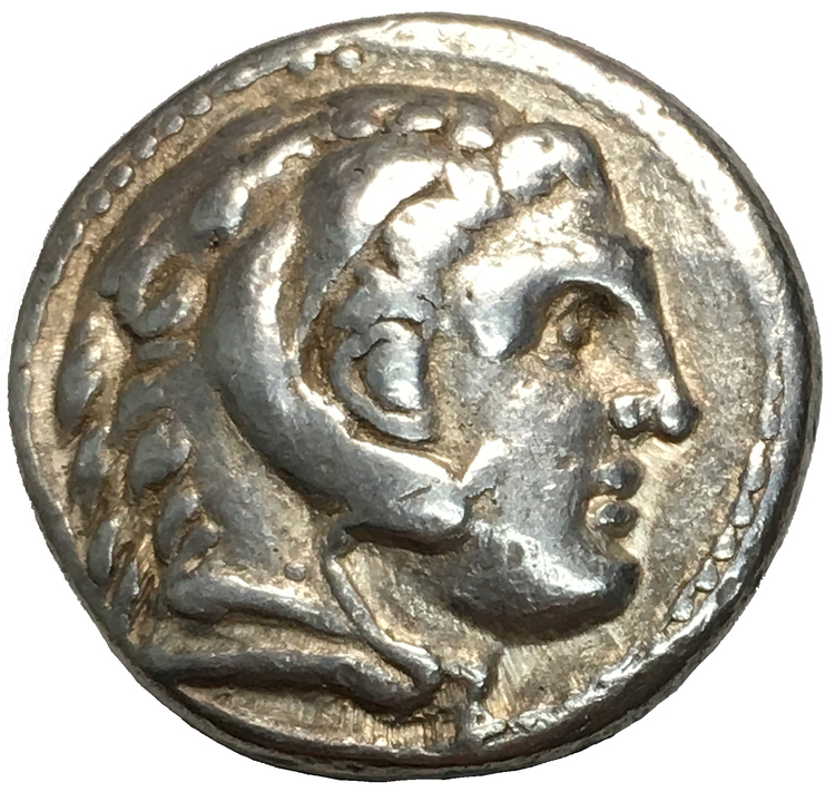Grekland, Makedonien, Alexander III (Den Store) 336-323 f.Kr, Tetradrachm - BRA EXEMPLAR