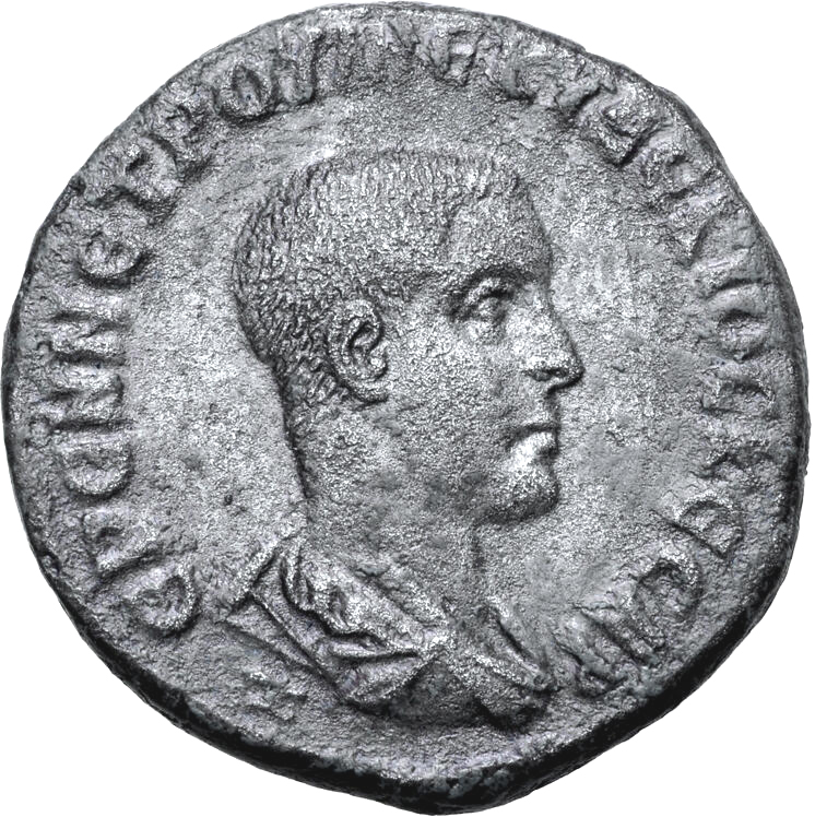 Romerska riket, Herennius Etruscus som Caesar 250-251 e.Kr., Seleucis and Pieria, Tetradrachm - SÄLLSYNT!