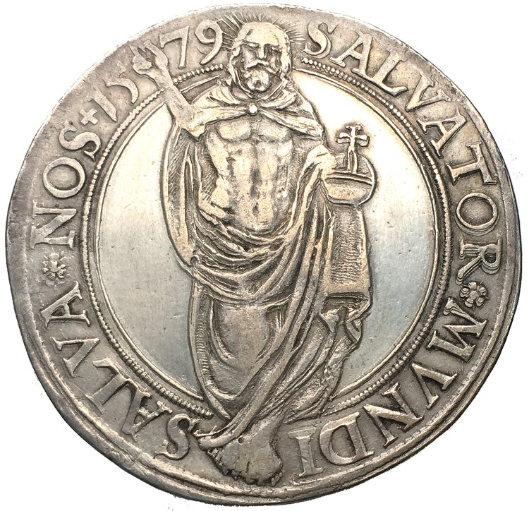 Johan III - Daler 1579 -Väl utpräglad och underskattad årtalsraritet - RAR