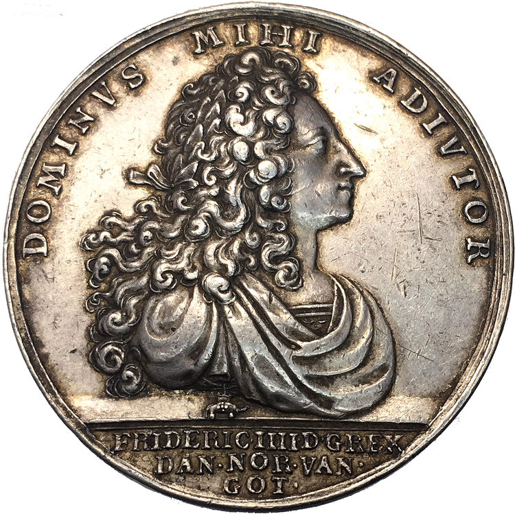 Danmark, Fredrik IIII:s död 1730 av Anton Meybusch