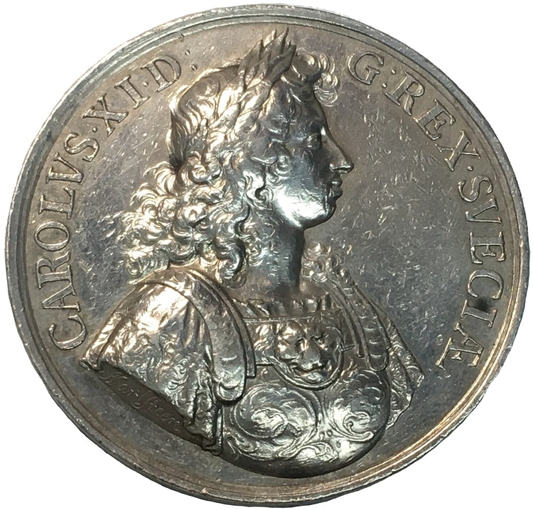 Karl XI - Med anledning av freden i Lund 1679 av Arvid Karlsteen