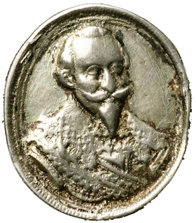 Gustav II Adolf ca 1630 -  Minnespenning från 30-åriga kriget