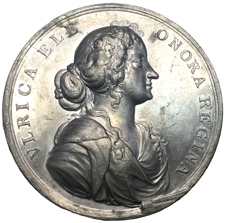Drottning Ulrika Eleonoras kröning den 25 november 1680 av Arvid Karlsteen - RR