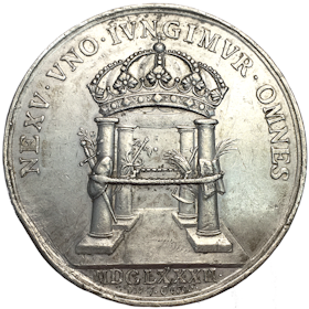 Karl XI - Enighet mellan konungen och ständerna vid 1682-års rikstad - MYCKET SÄLLSYNT RR av Arvid Karlsteen