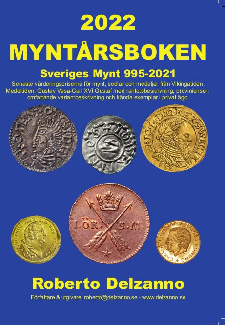 Myntårsboken 2022 - A5, pocket, färg - 512 sidor  - Nominerad till bästa myntbok i världen av IAPN! - NU SLUTSÅLD - NY UPPLAGA UTKOMMER 2024!