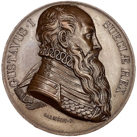 Gustav Vasa av Johan Salmson 1826 - Durands serie över berömda män