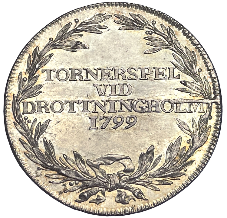 Tornerspel 1799 vid Drottningholm - Toppexemplar och mycket sällsynt - RR