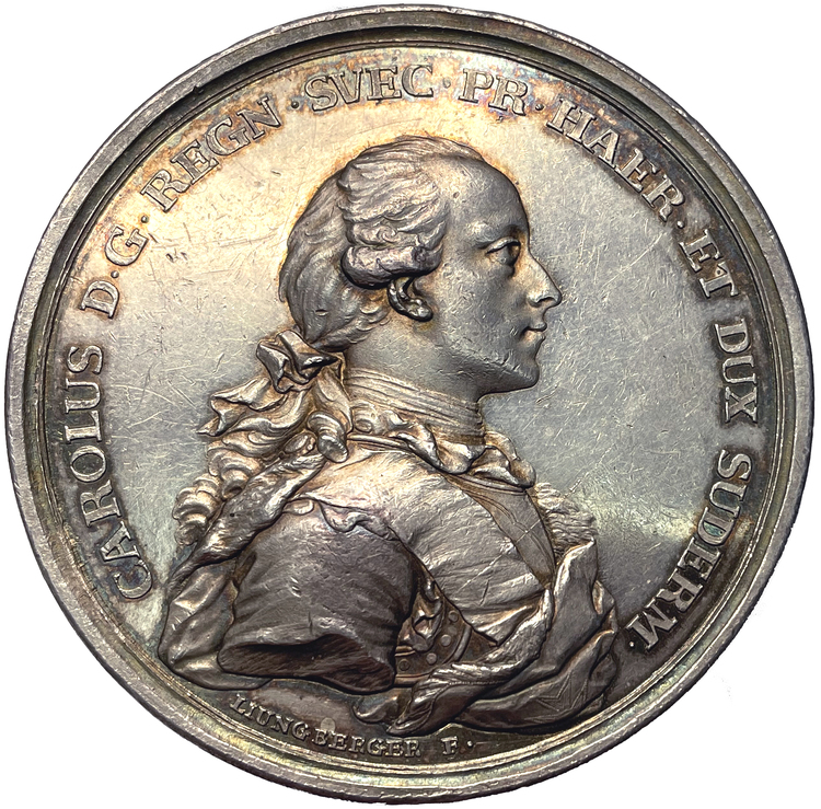Hertig Karl:s (XIII) giftermål med Charlotta 1774 av Ljungberger - EXTREMT SÄLLSYNT - RRR