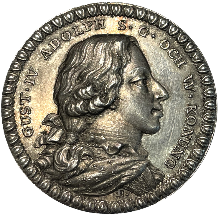 Gustav IV Adolf anträder riksstyrelsen 1 november 1796 av Carl Enhörning